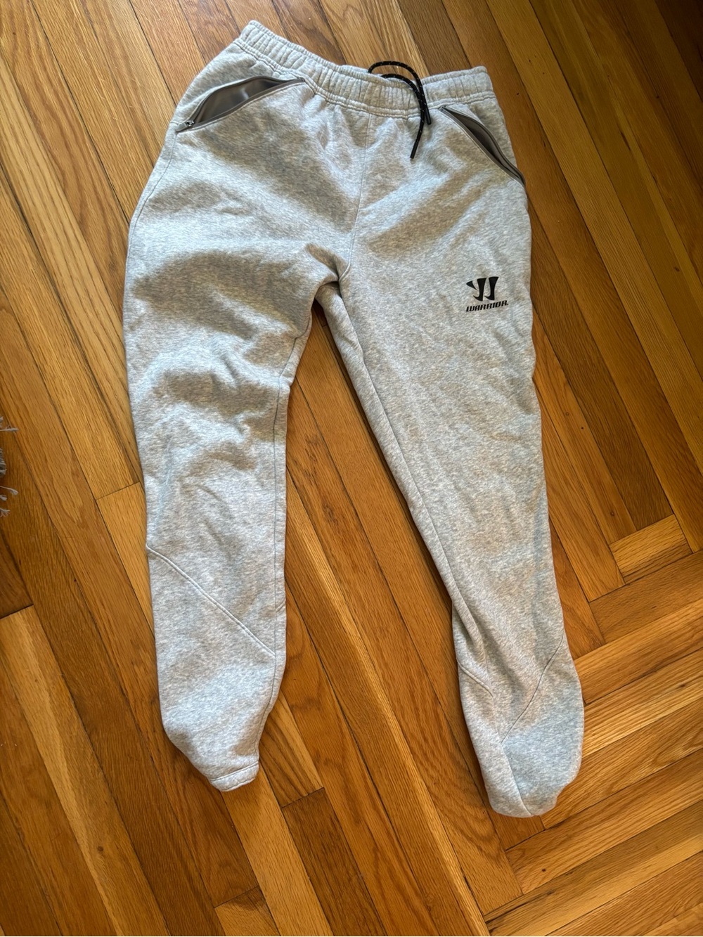 Warrior Light Gray Men's Jogger Sweatpants with Logo